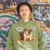 English Bulldog Hoodie – Unisex Two Types of Bulldog Funny Cartoon Design Bullgodz