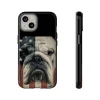 English Bulldog Phone Case – Patriotic Bulldog Design for Dog Lovers