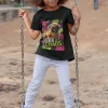 Kids Bulldog Shirt – Cute Chaos Tee (Bulldog Puppy Graphic for Kids)