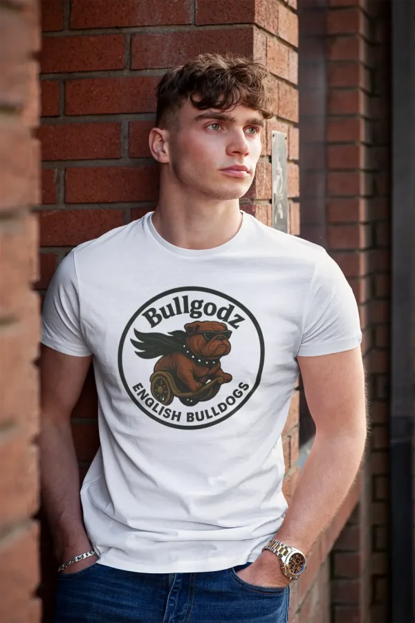 Men’s Bulldog Shirt – Bullgodz Logo Tee Featuring Our Iconic Osiris Design