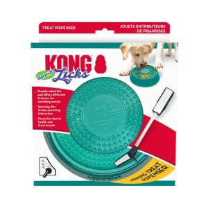 KONG Licks Spinz Lick-based enrichment toy for English Bulldog Toys