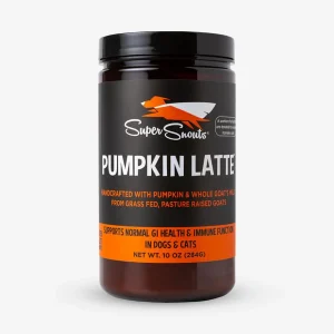 Bulldog pumpkin supplement – Super Snouts Super Pumpkin Latte 10oz for Bulldog digestive support