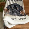 English Bulldog Blanket – If I’m Nappin’, I’m Not Yappin (Sherpa Blanket)