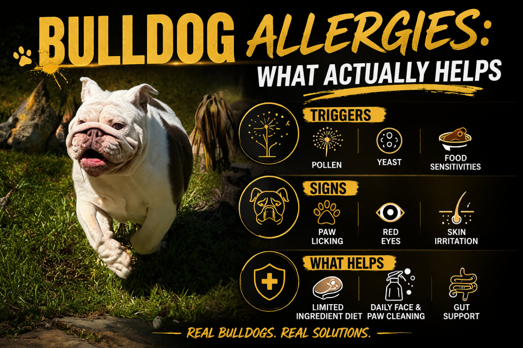 Best Diet & Care Tips to Help Bulldogs With Allergies